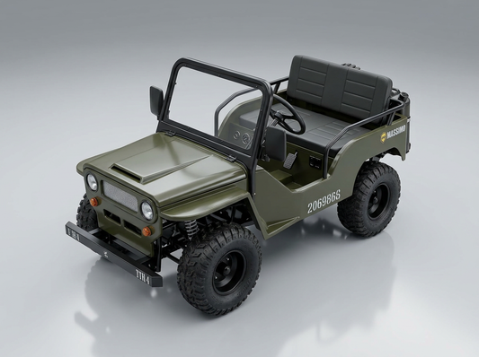 Venom 125cc Mini Jeep | Willys Edition | 3-Speed | Off Road
